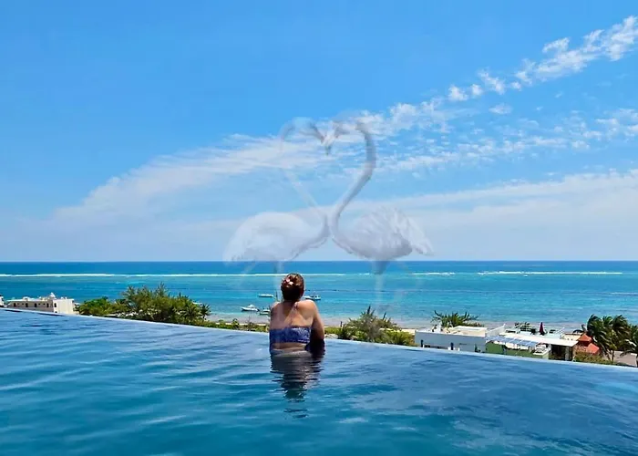 Private Suite, Walk To The Beach, Oceanview Rooftop Pool, Wifi Starlink 3* Puerto Morelos