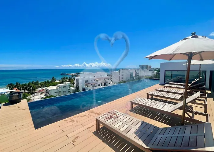 Private Suite, Walk To The Beach, Oceanview Rooftop Pool, Wifi Starlink 3* Puerto Morelos