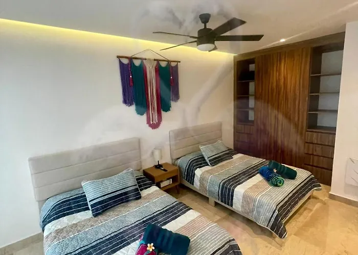 Private Suite, Walk To The Beach, Oceanview Rooftop Pool, Wifi Starlink 3* Puerto Morelos